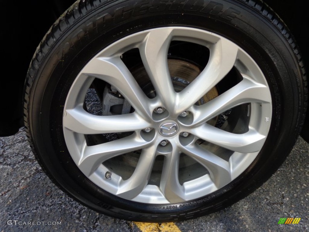 2011 CX-9 Grand Touring AWD - Crystal White Pearl Mica / Sand photo #24