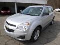 2014 Silver Ice Metallic Chevrolet Equinox LS AWD  photo #4