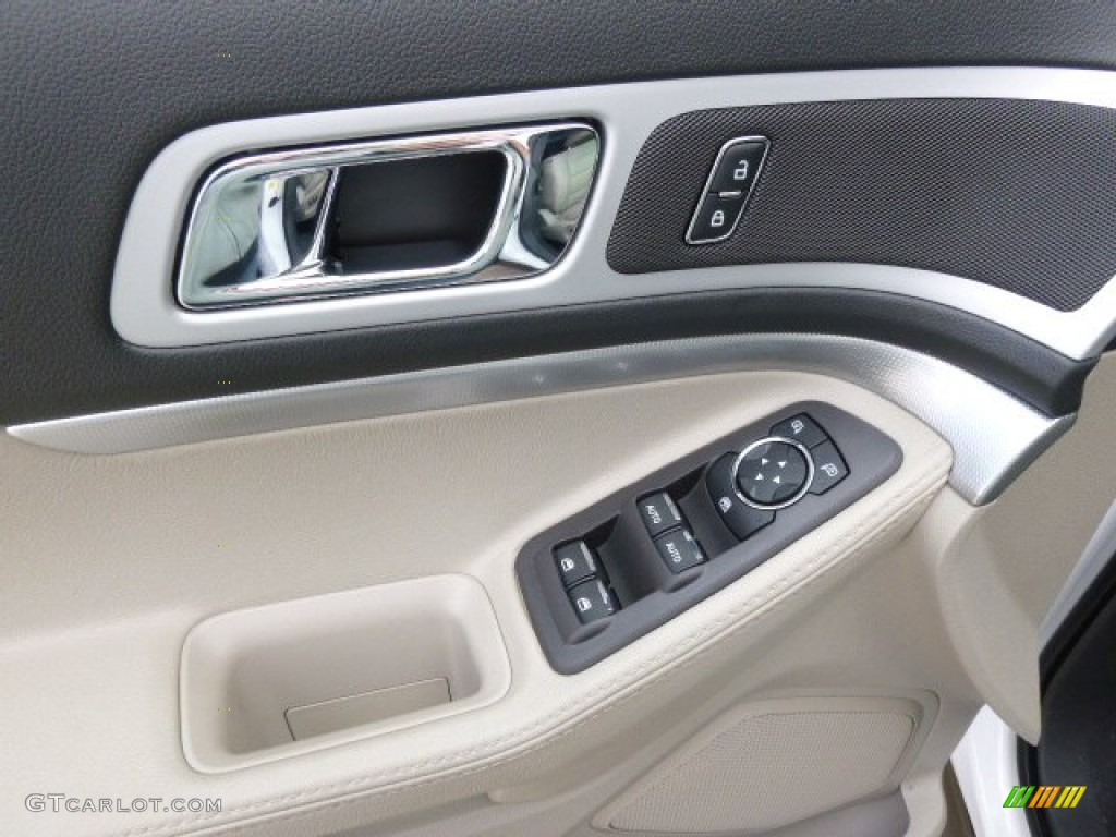 2014 Explorer XLT 4WD - Oxford White / Medium Light Stone photo #13