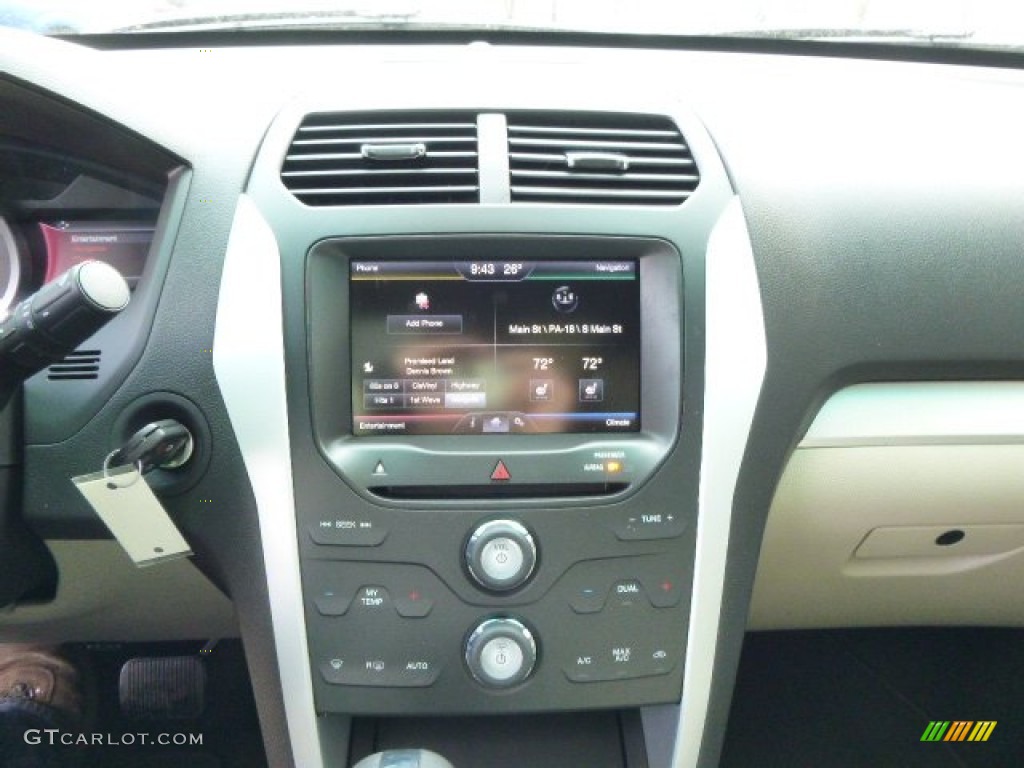 2014 Explorer XLT 4WD - Oxford White / Medium Light Stone photo #15