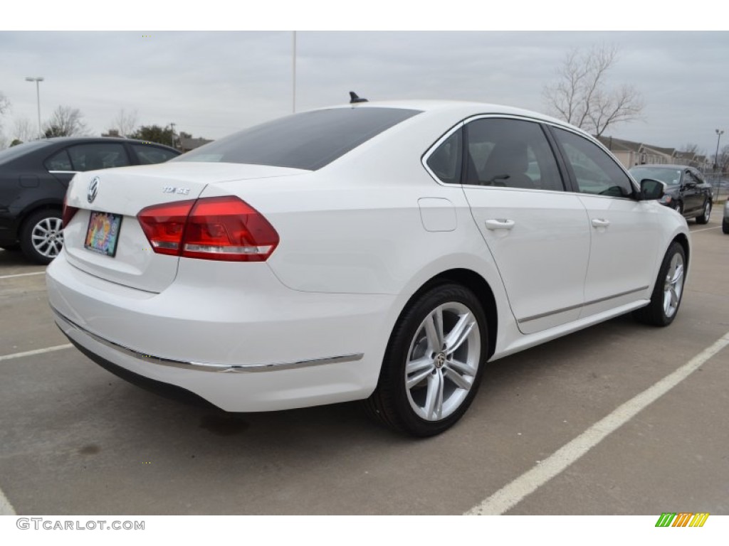 2014 Passat TDI SE - Candy White / Cornsilk Beige photo #2