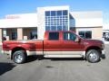 Dark Copper Metallic 2008 Ford F350 Super Duty King Ranch Crew Cab 4x4 Dually