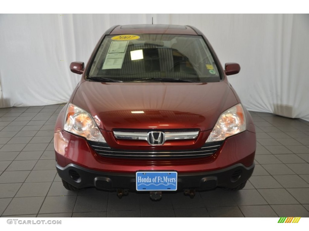 2007 CR-V EX-L - Tango Red Pearl / Gray photo #2