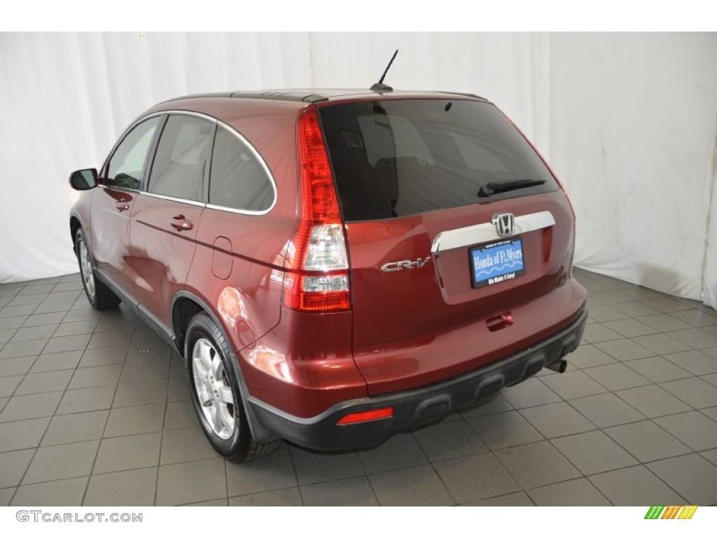 2007 CR-V EX-L - Tango Red Pearl / Gray photo #6