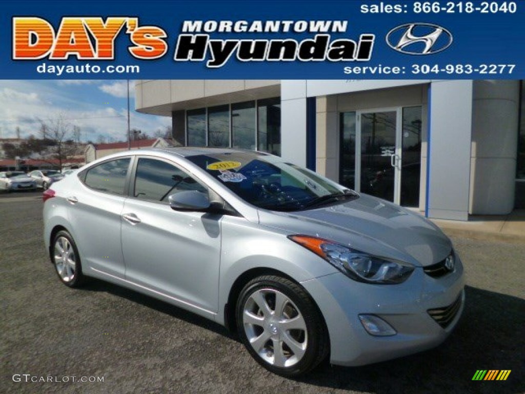 2012 Elantra Limited - Silver / Gray photo #1