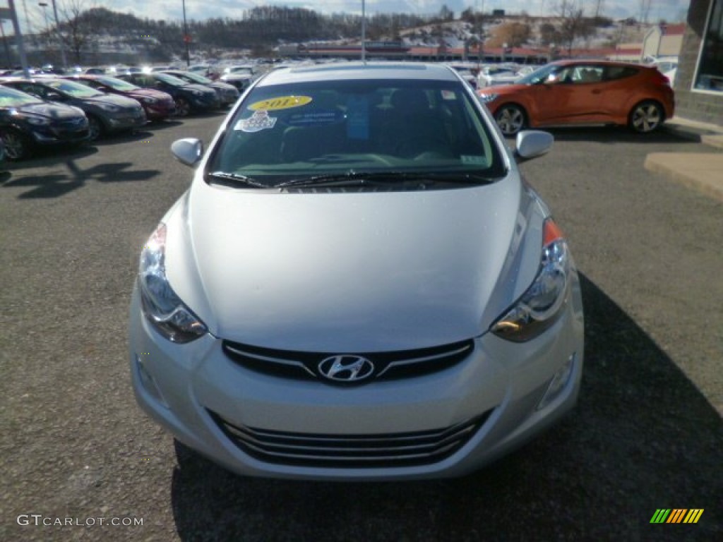 2012 Elantra Limited - Silver / Gray photo #2