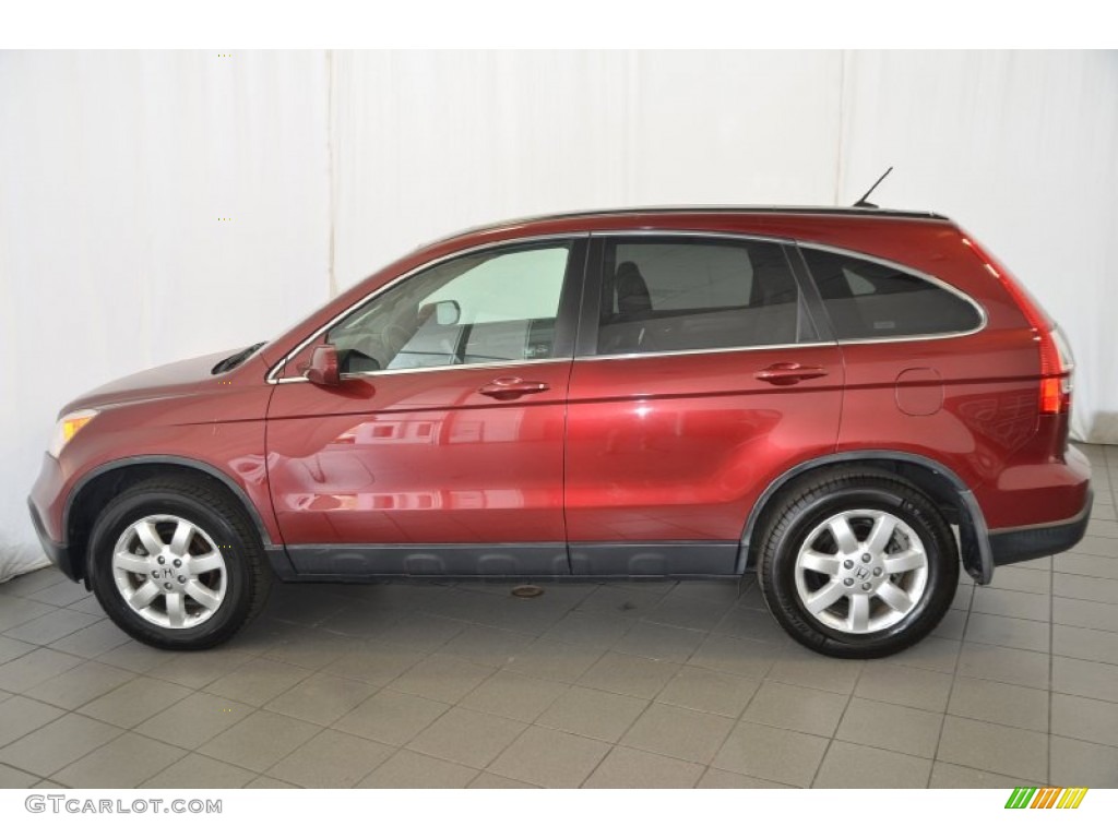 2007 CR-V EX-L - Tango Red Pearl / Gray photo #10