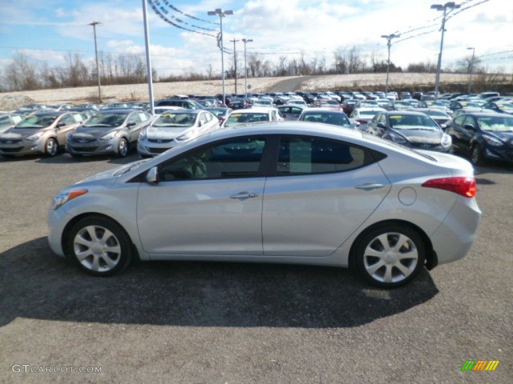 2012 Elantra Limited - Silver / Gray photo #4