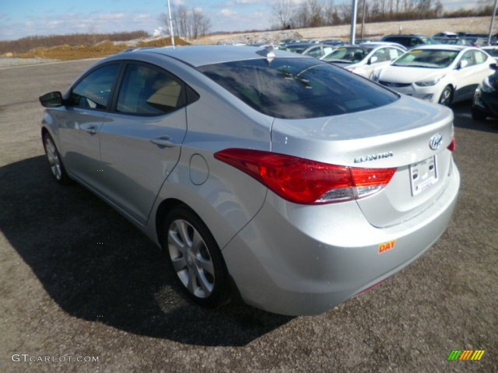 2012 Elantra Limited - Silver / Gray photo #5