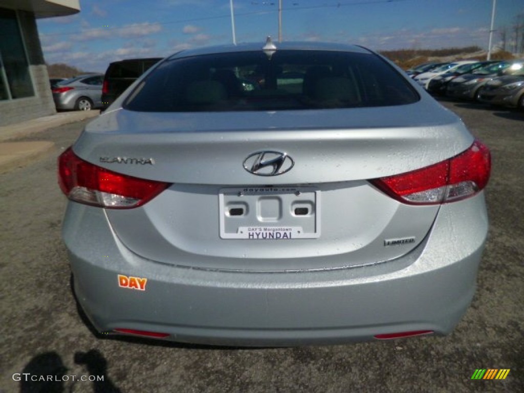 2012 Elantra Limited - Silver / Gray photo #6