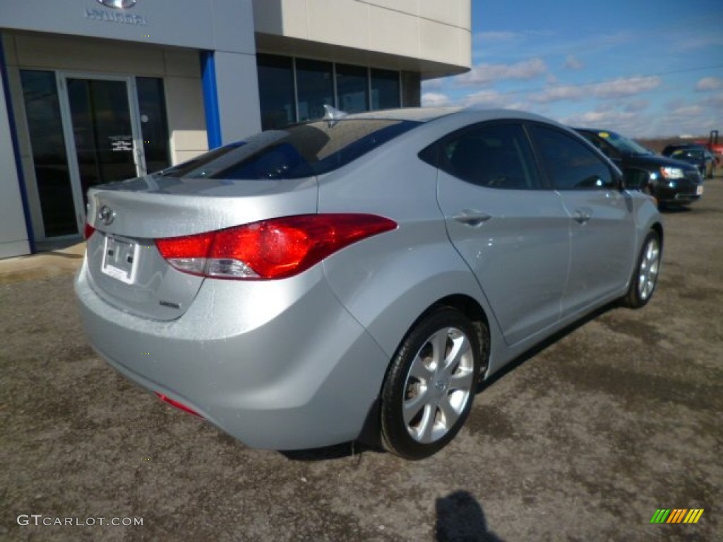 2012 Elantra Limited - Silver / Gray photo #7