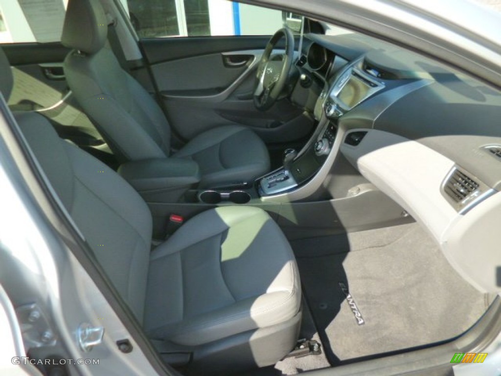2012 Elantra Limited - Silver / Gray photo #10