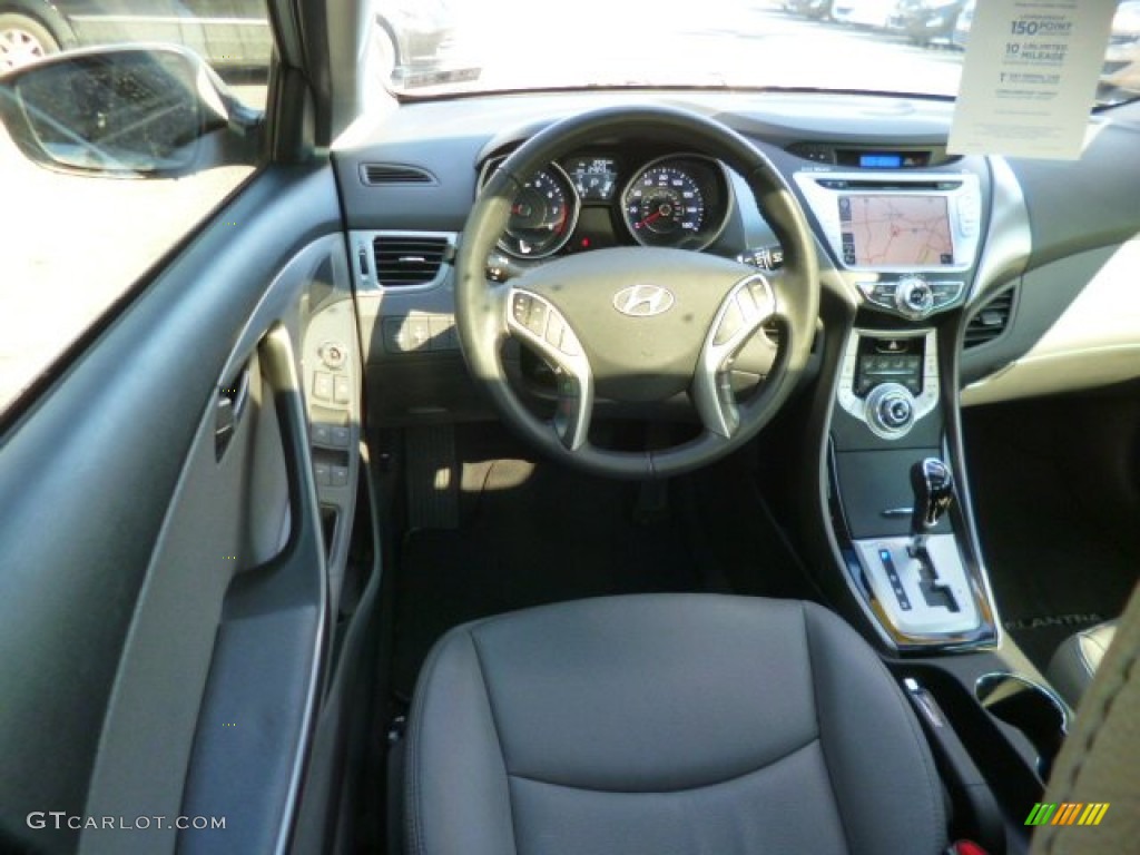 2012 Elantra Limited - Silver / Gray photo #14