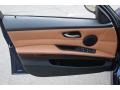 Saddle Brown Dakota Leather Door Panel Photo for 2011 BMW 3 Series #90863099