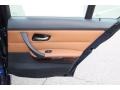 Saddle Brown Dakota Leather Door Panel Photo for 2011 BMW 3 Series #90863291