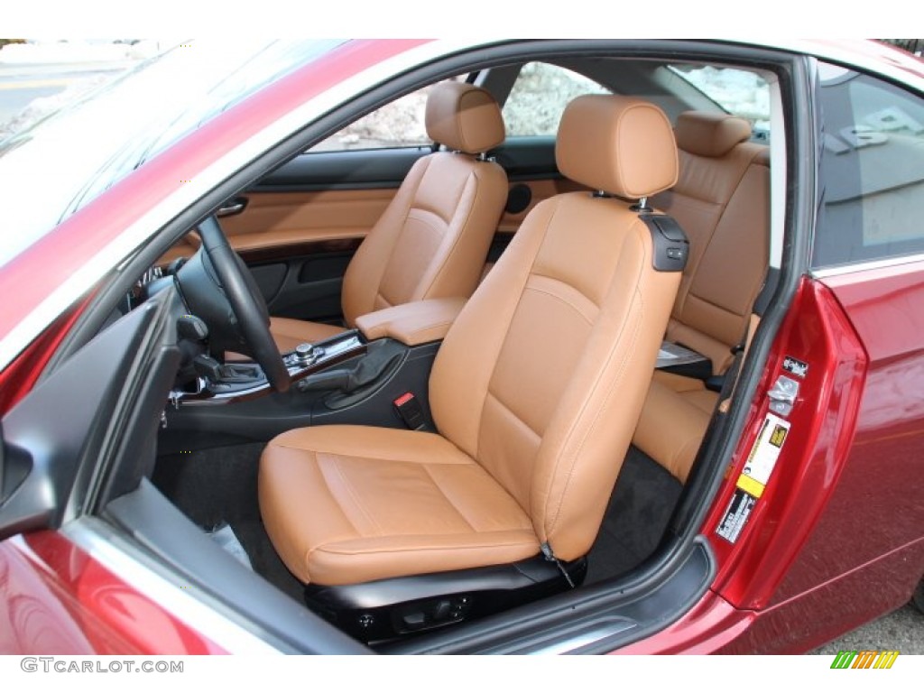 Saddle Brown Interior 2012 BMW 3 Series 335i Coupe Photo #90864305