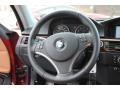 Saddle Brown 2012 BMW 3 Series 335i Coupe Steering Wheel