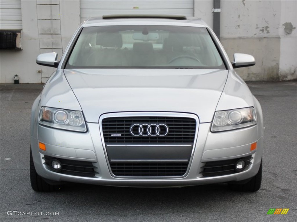 2005 A6 3.2 quattro Sedan - Light Silver Metallic / Platinum photo #14