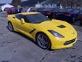 Velocity Yellow Tintcoat 2014 Chevrolet Corvette Stingray Coupe Z51 Exterior