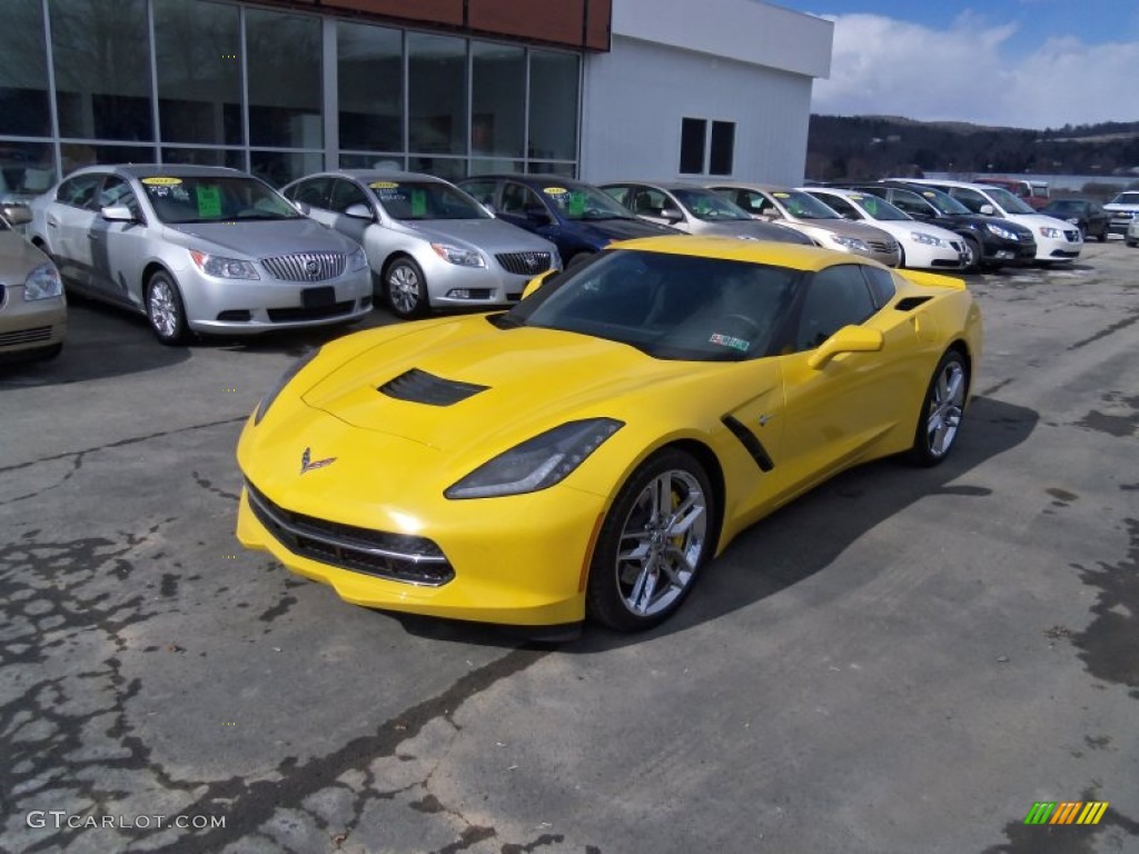 Velocity Yellow Tintcoat 2014 Chevrolet Corvette Stingray Coupe Z51 Exterior Photo #90866876