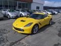 2014 Velocity Yellow Tintcoat Chevrolet Corvette Stingray Coupe Z51  photo #3