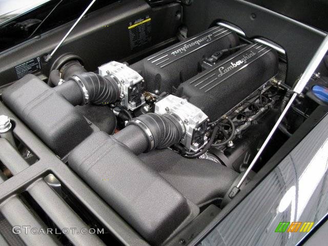 2007 Lamborghini Gallardo Nera E-Gear 5.0 Liter DOHC 40-Valve VVT V10 Engine Photo #908674