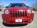 2010 Inferno Red Crystal Pearl Jeep Compass Sport  photo #4