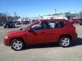 2010 Inferno Red Crystal Pearl Jeep Compass Sport  photo #19