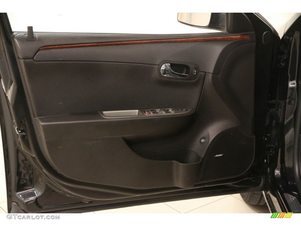 2012 Chevrolet Malibu LTZ Ebony Door Panel Photo #90868530