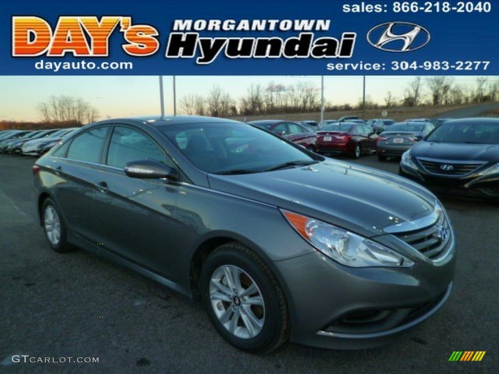 2014 Sonata GLS - Harbor Gray Metallic / Gray photo #1