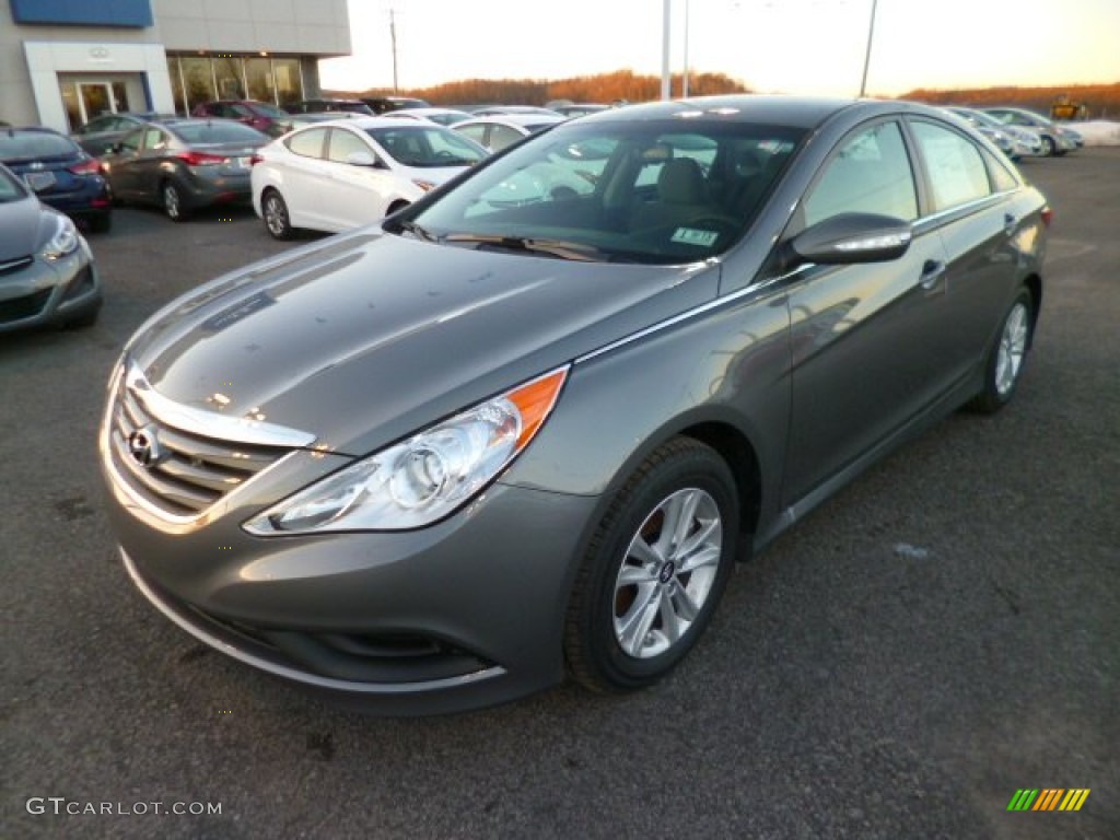 2014 Sonata GLS - Harbor Gray Metallic / Gray photo #3