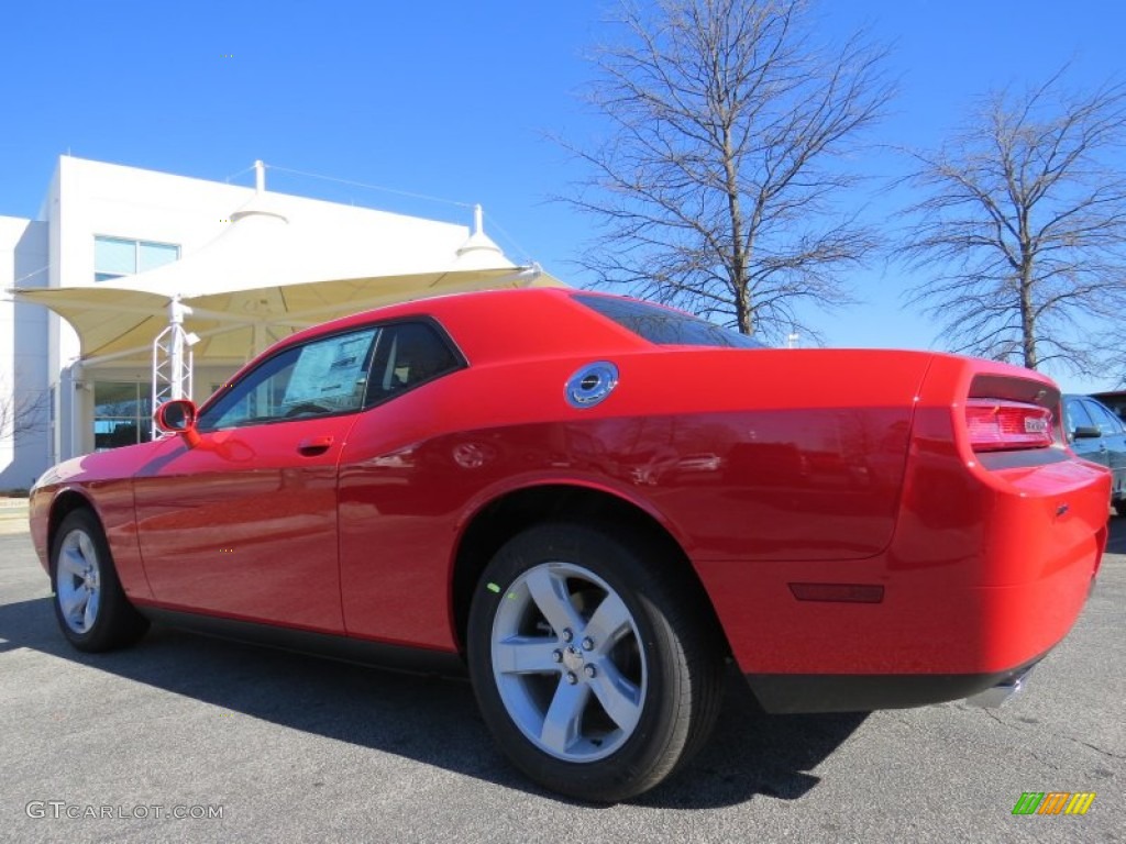 2014 Challenger SXT - TorRed / Dark Slate Gray photo #2