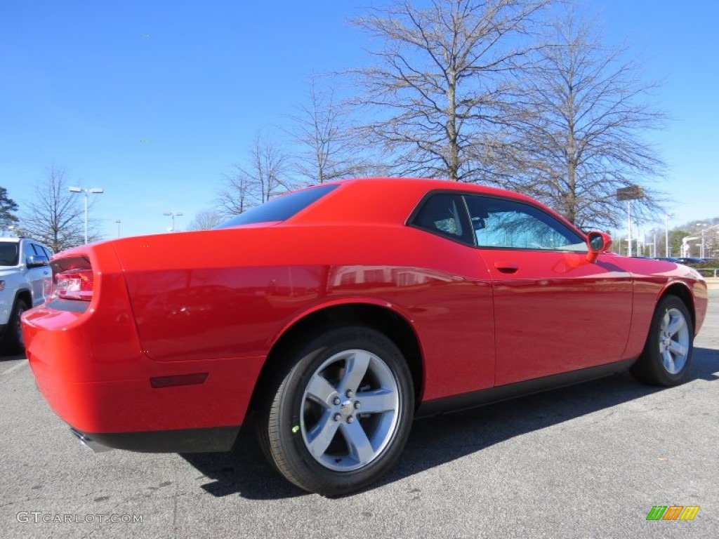 2014 Challenger SXT - TorRed / Dark Slate Gray photo #3