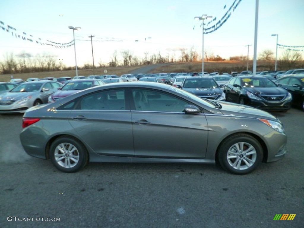 2014 Sonata GLS - Harbor Gray Metallic / Gray photo #8