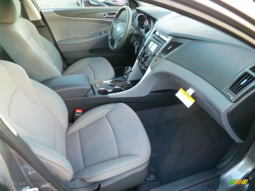 2014 Sonata GLS - Harbor Gray Metallic / Gray photo #10