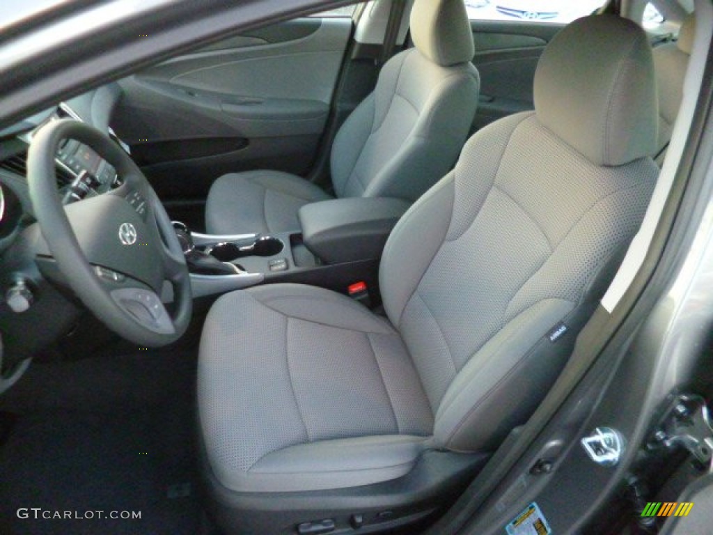 2014 Sonata GLS - Harbor Gray Metallic / Gray photo #14