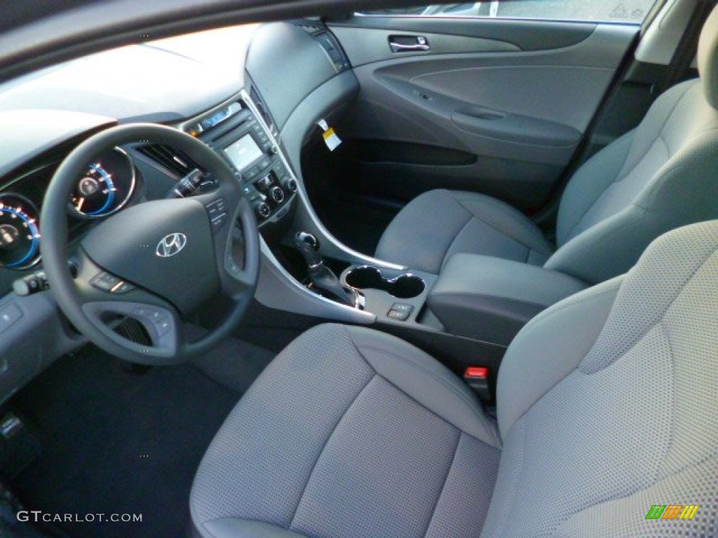 2014 Sonata GLS - Harbor Gray Metallic / Gray photo #15