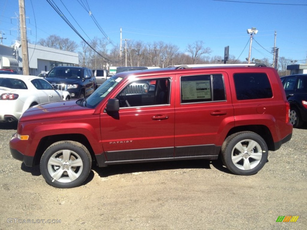 Deep Cherry Red Crystal Pearl 2014 Jeep Patriot Limited 4x4 Exterior Photo #90869573