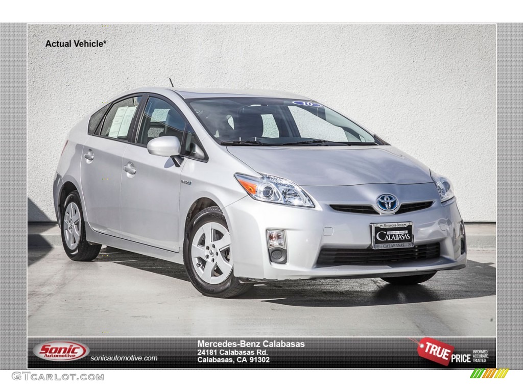 2010 Prius Hybrid II - Classic Silver Metallic / Dark Gray photo #1