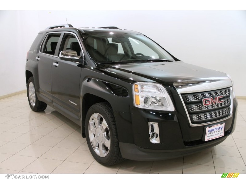 2010 Terrain SLT AWD - Onyx Black / Jet Black photo #1