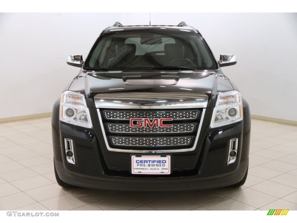 2010 Terrain SLT AWD - Onyx Black / Jet Black photo #2