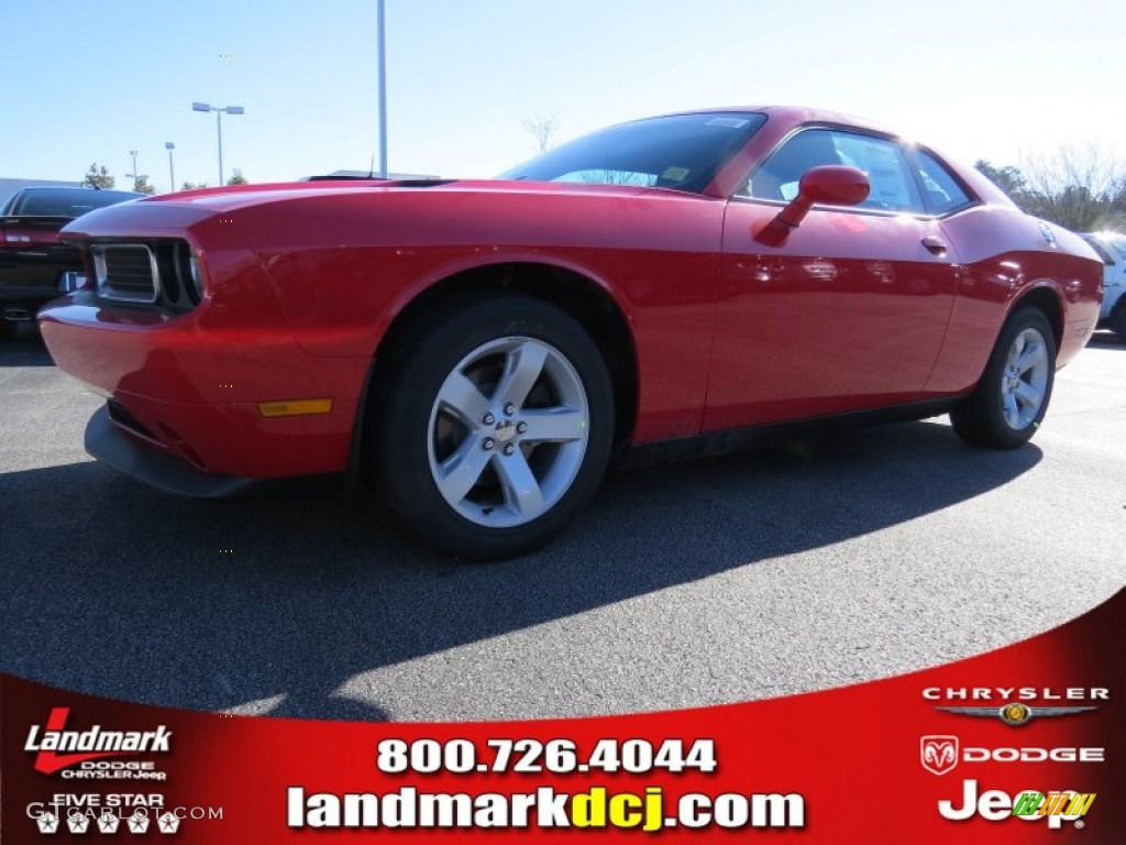 2014 Challenger SXT - TorRed / Dark Slate Gray photo #1
