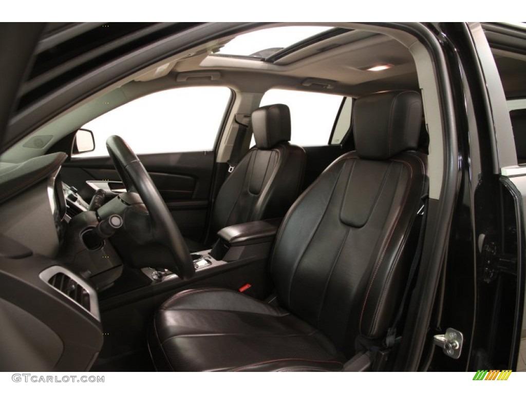 Jet Black Interior 2010 GMC Terrain SLT AWD Photo #90869888