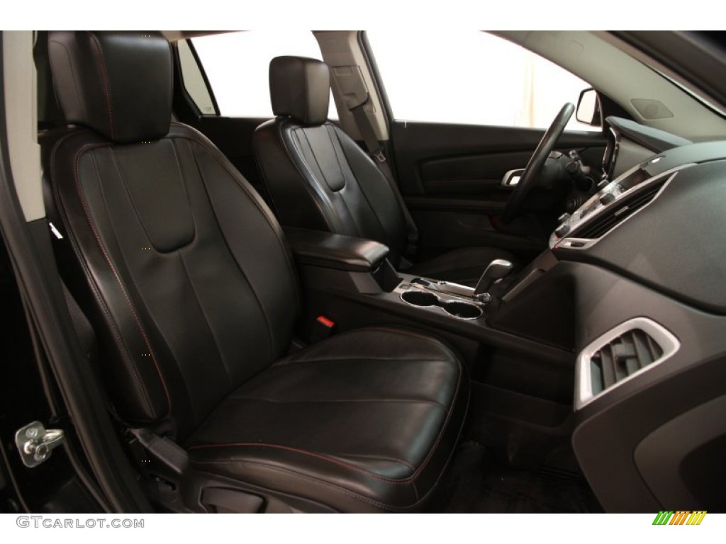 Jet Black Interior 2010 GMC Terrain SLT AWD Photo #90869999