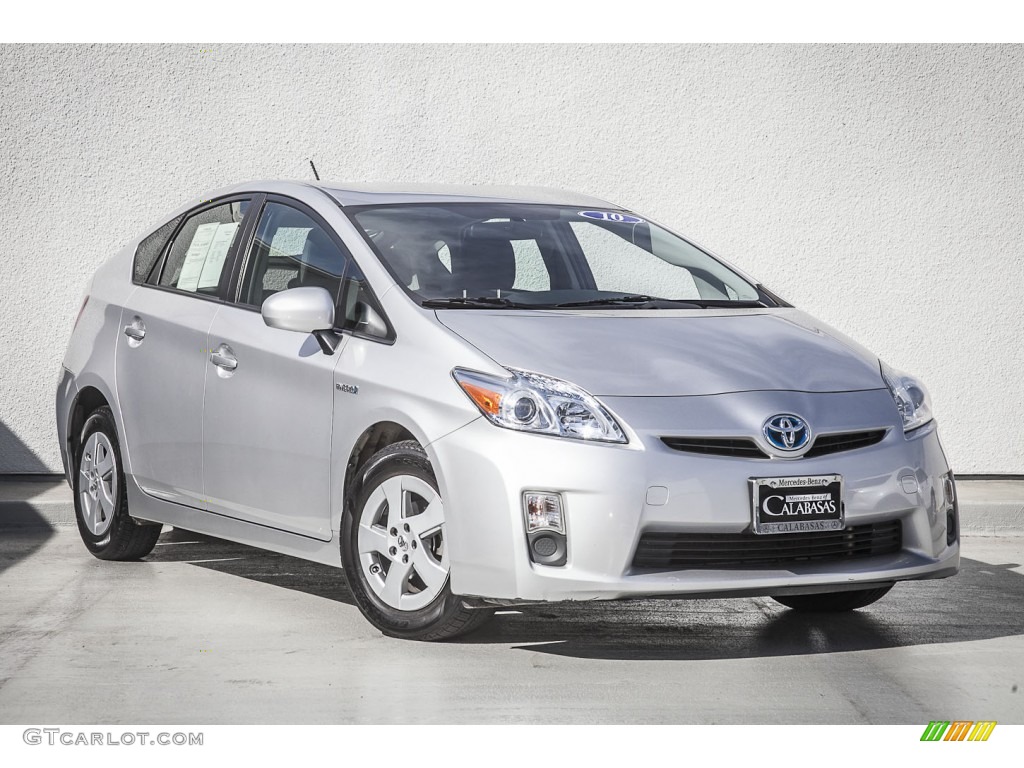 2010 Prius Hybrid II - Classic Silver Metallic / Dark Gray photo #11