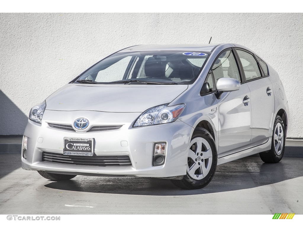 2010 Prius Hybrid II - Classic Silver Metallic / Dark Gray photo #12