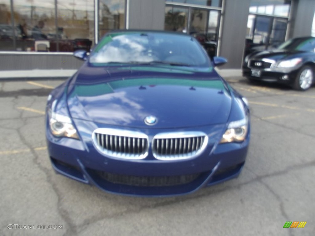 2008 M6 Convertible - Interlagos Blue Metallic / Black photo #7