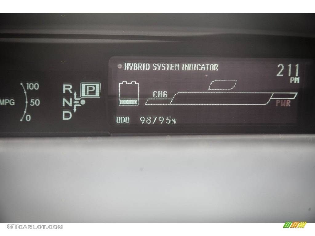 2010 Prius Hybrid II - Classic Silver Metallic / Dark Gray photo #30