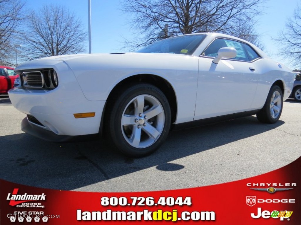 2014 Challenger SXT - Bright White / Dark Slate Gray photo #1