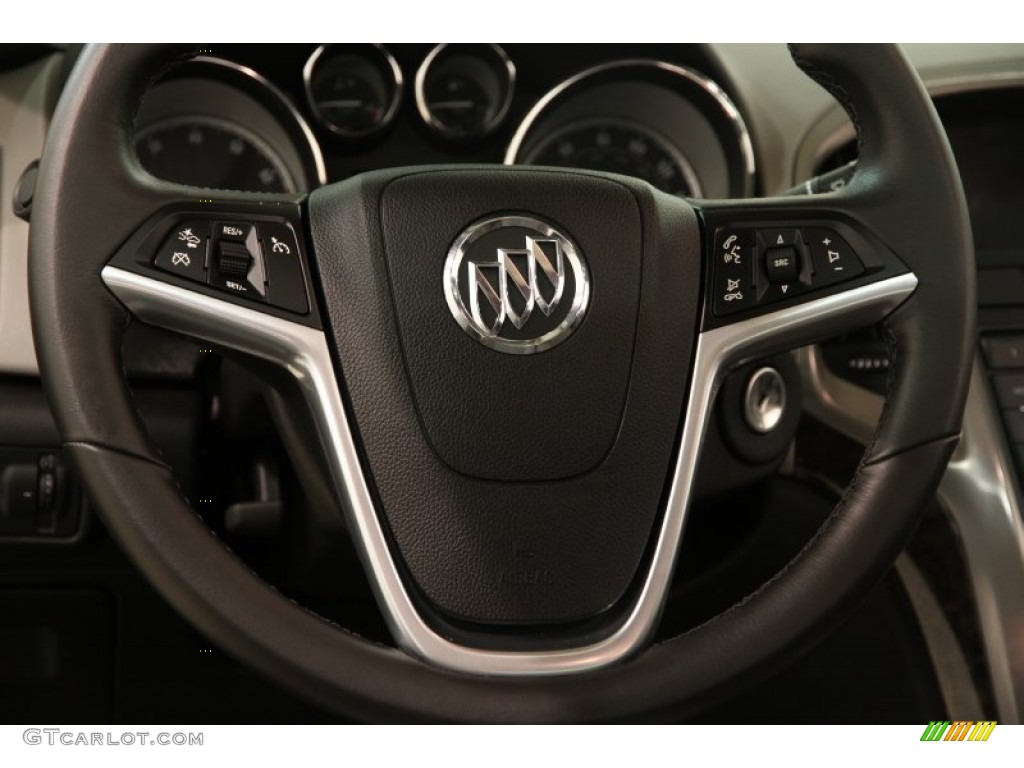 2014 Buick Verano Convenience Medium Titanium Steering Wheel Photo #90871040